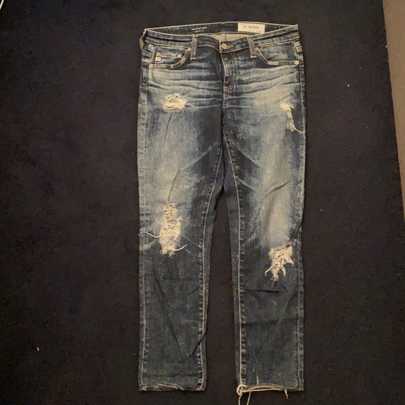AG The Stilt Crop Jeans! Cigarette Crop! - Picture 1 of 4